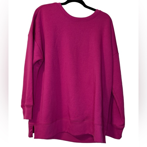 Ideology plus size 3X Sweatshirt Bold Berry - Picture 4 of 4